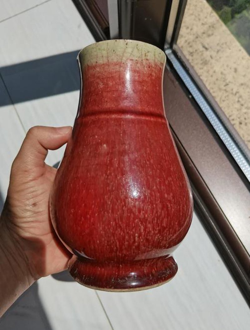 郎窑红摆件